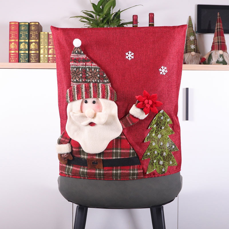 Christmas,Personalized,Creative Thickened Christmas Seat Cover - Home Decor